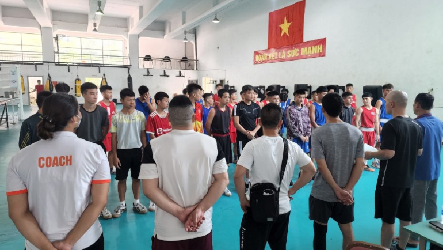 Tuyển Boxing Hà Nội và CAND đấu tập trước giải trẻ toàn quốc