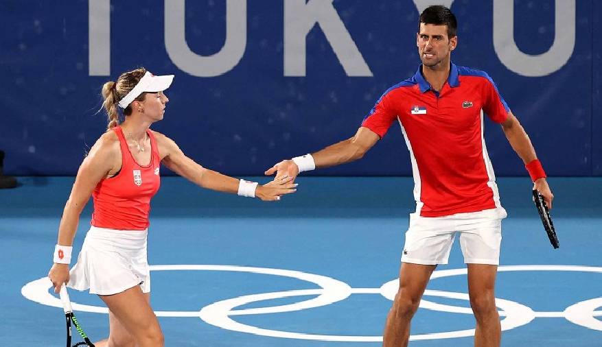 Tennis Olympic Tokyo 2021: Đoàn Serbia phản đối Djokovic đánh đôi nam nữ nhưng bất thành