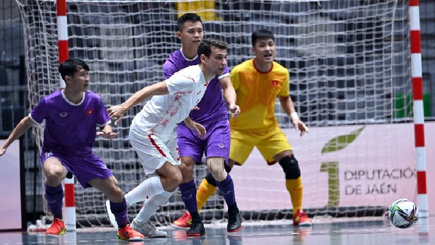 ĐT futsal Việt Nam thua Tây Ban Nha 0-4 trước thềm VCK World Cup 2021