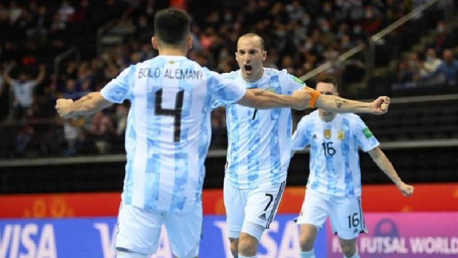 Argentina đánh bại Brazil để lọt vào chung kết Futsal World Cup 2021