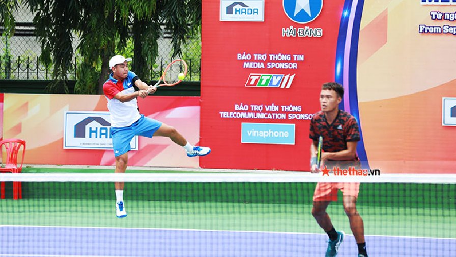 Kết quả ITF M25 Tây Ninh: Minh Tuấn, Đắc Tiến dừng bước ở bán kết đôi nam
