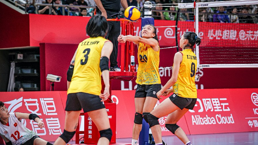 Tuyển bóng chuyền nữ Việt Nam lập set thắng kỷ lục ở ASIAD 19