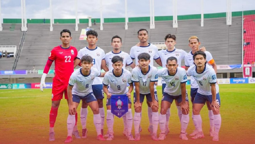 Campuchia đá giao hữu với đội tuyển dự World Cup 2022