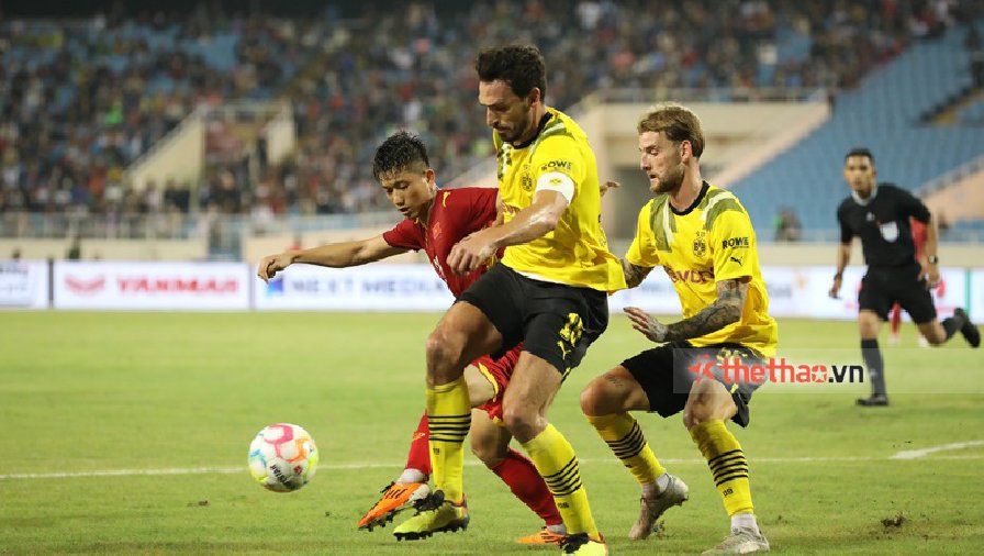 Kết quả bóng đá Việt Nam vs Dortmund: Đôi công mãn nhãn, người hùng Tuấn Hải