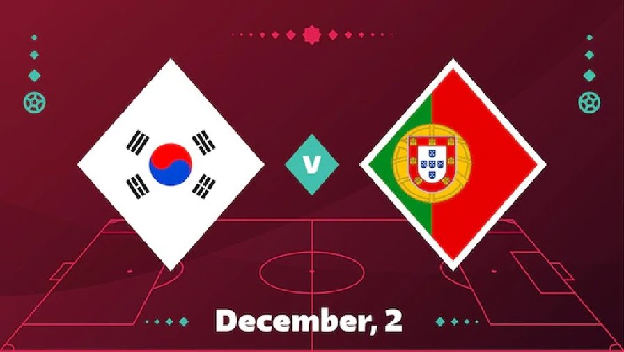 Trận Hàn Quốc vs Bồ Đào Nha ai kèo trên, chấp mấy trái?