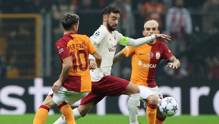 Kết quả bóng đá Galatasaray vs MU: Mãn nhãn 6 bàn, trả giá vì sai lầm
