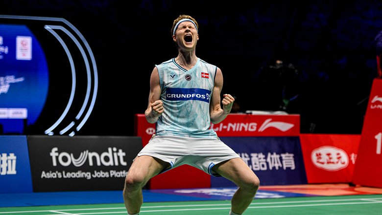 Anders Antonsen vô địch giải cầu lông do Lin Dan tổ chức