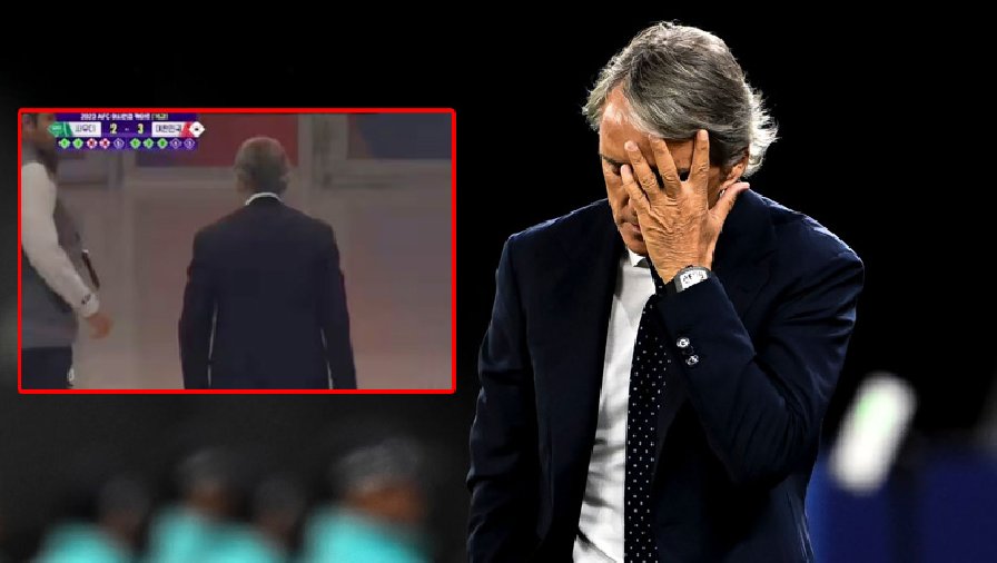HLV Roberto Mancini phải xin lỗi vì bỏ đi khi Saudi Arabia chưa thực hiện xong loạt luân lưu