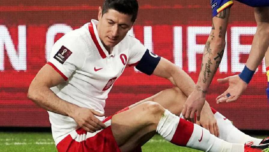 Lewandowski chấn thương, ĐT Ba Lan và Bayern Munich lo lắng