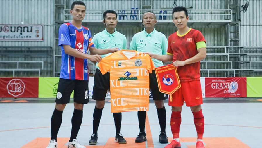 ĐT Futsal Việt Nam không thể giành chiến thắng trước á quân Thái Lan