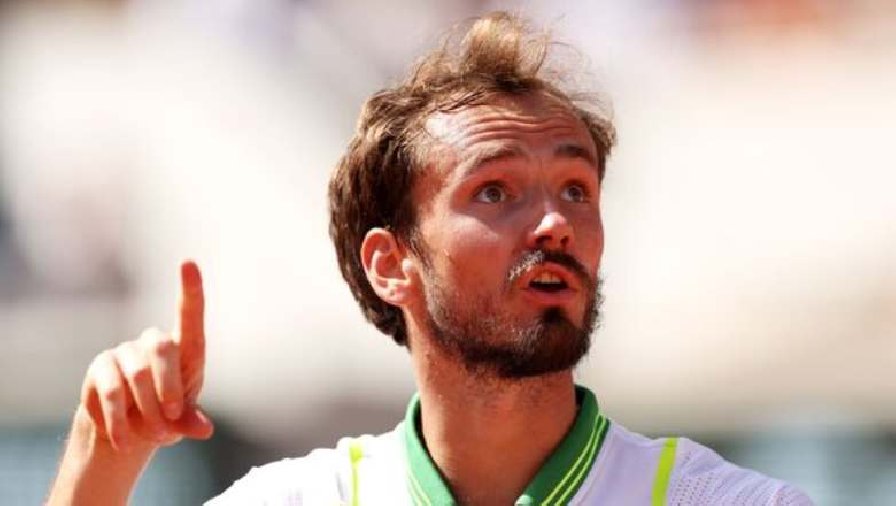 Kết quả tennis hôm nay 31/5: Medvedev thua sốc ở Roland Garros