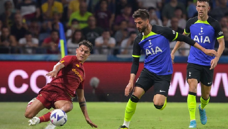Kết quả giao hữu Tottenham vs Roma: Dybala tỏa sáng, Mourinho đả bại đội bóng cũ