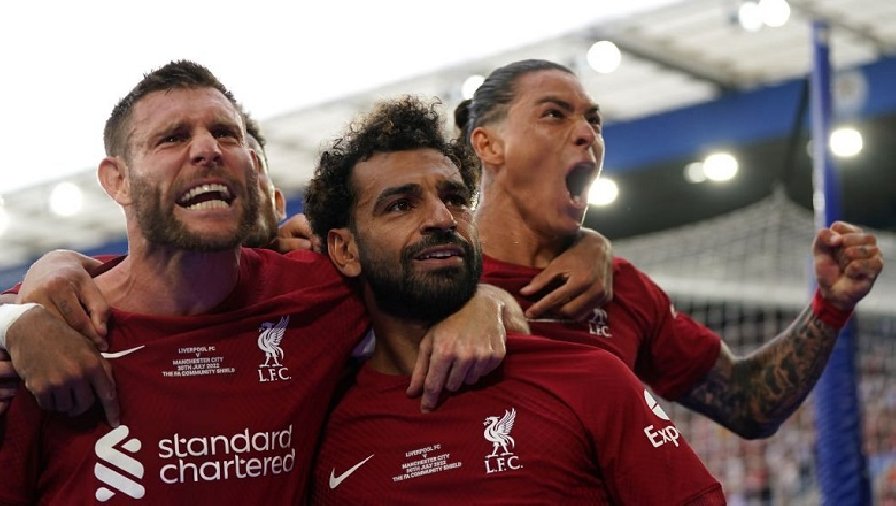 Kết quả Liverpool vs Man City: Salah, Nunez mang Siêu cúp Anh về cho The Kop