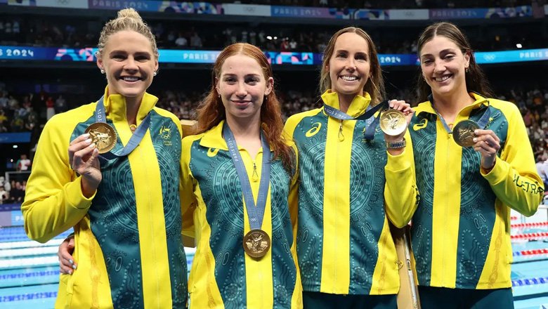 Australia thống trị bơi nữ, chiếm hơn nửa số HCV tại Olympic Paris 2024