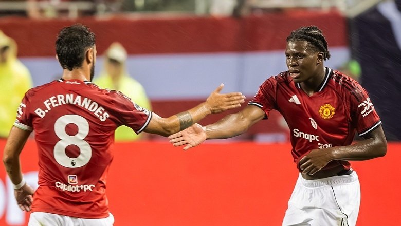 Không Cunha lẫn Mbeumo, MU vẫn thắng lớn trên đất Mỹ