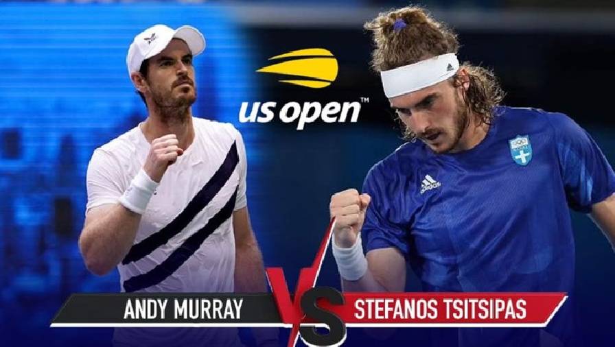 Vòng 1 US Open: Tsitsipas ngược dòng hạ Murray sau gần 5 giờ thi đấu