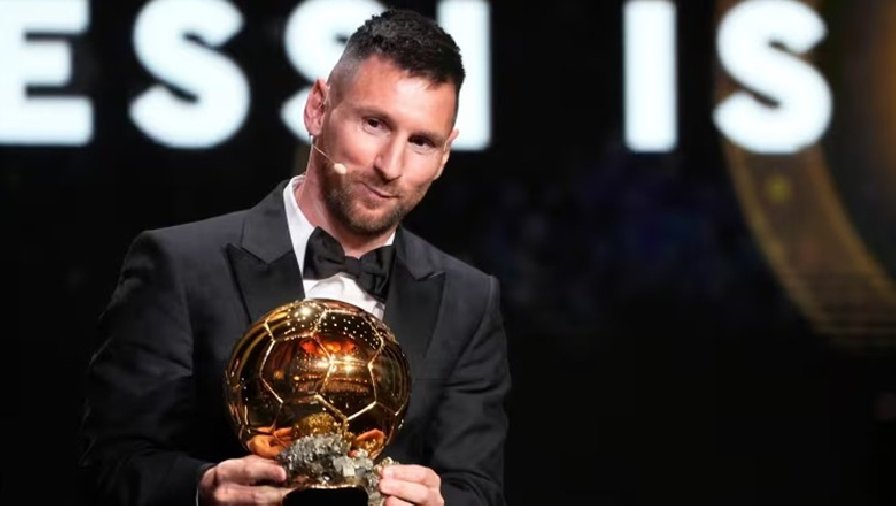 CHÍNH THỨC: Messi giành Quả bóng vàng 2023, Haaland về thứ nhì