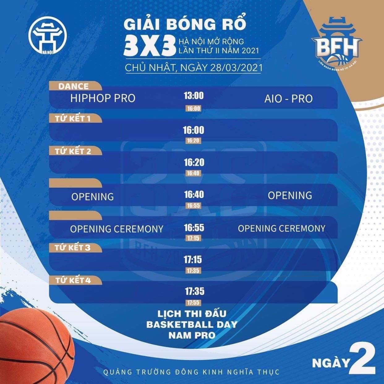 Lịch thi đấu giải bóng rổ 3x3 Hà Nội mở rộng lần 2 năm 2021 - Ảnh 8