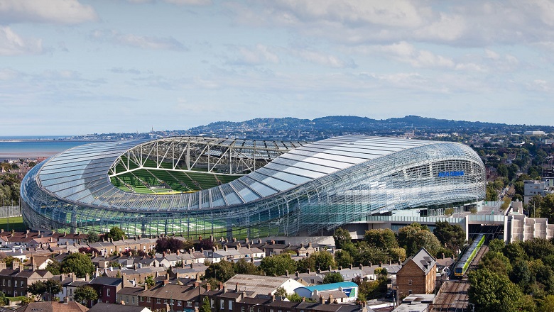 Sân Aviva ở thủ đô Dublin, CH Ireland