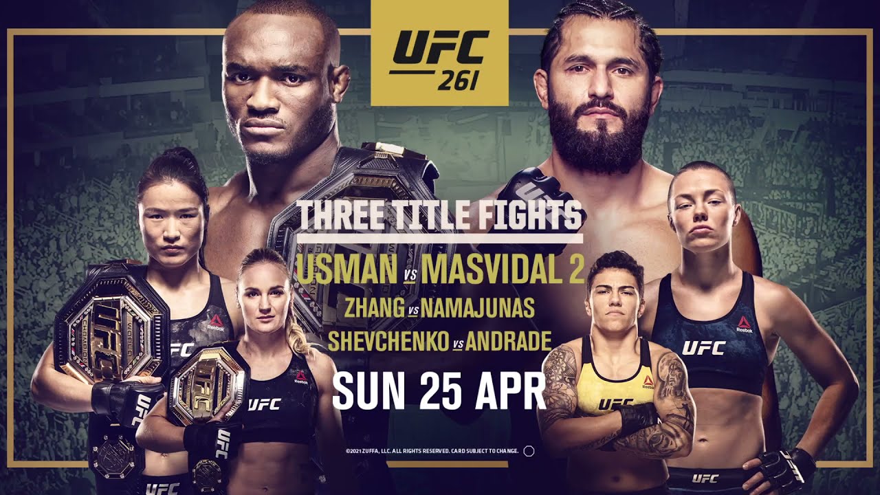 Lịch thi đấu UFC 261: Kamaru Usman vs Jorge Masvidal 2 - Ảnh 2