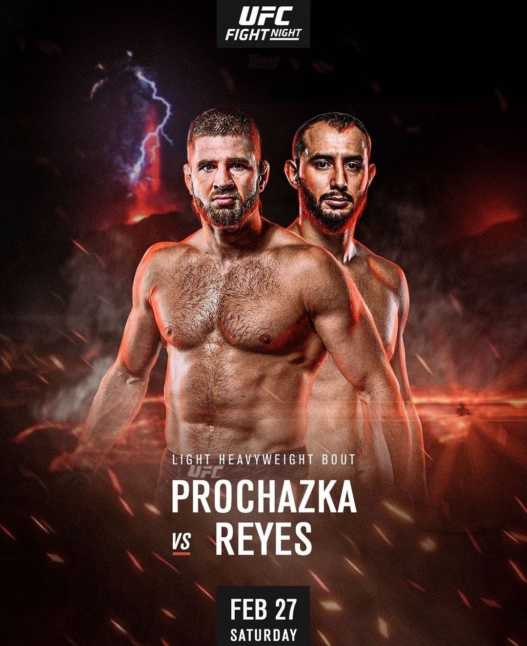 Lịch thi đấu UFC Vegas 25: Dominick Reyes vs Jiri Prochazka - Ảnh 2