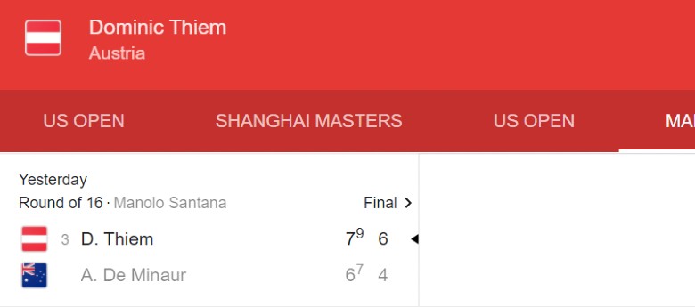 Trực tiếp vòng 3 Madrid Open: Dominic Thiem vs Alex de Minaur, 16h00 hôm nay ngày 6/5 - Ảnh 2