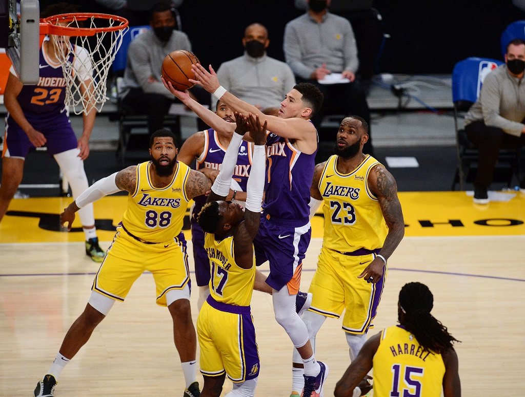 Lịch thi đấu bóng rổ NBA hôm nay 10/5: LA Lakers vs Phoenix Suns - Ông Trời có cứu Lakers? - Ảnh 1
