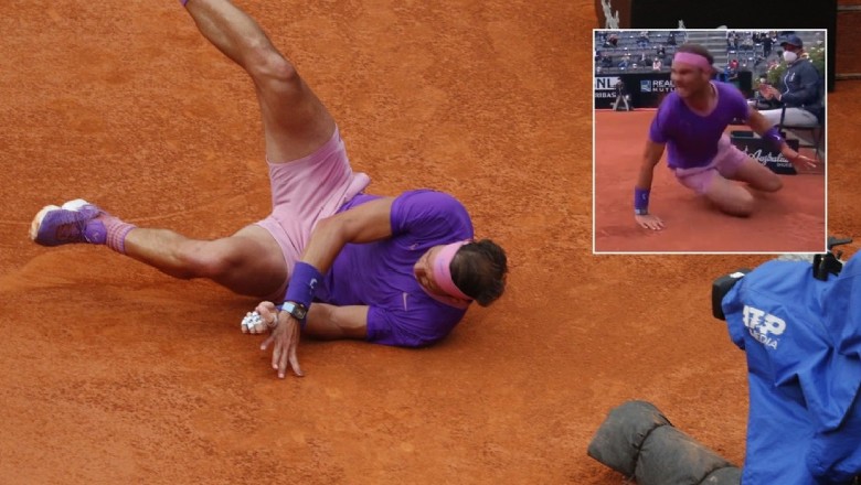 Rafael Nadal nổi giận chưa từng thấy khi đánh bại Djokovic ở chung kết Rome Masters 2021 - Ảnh 1