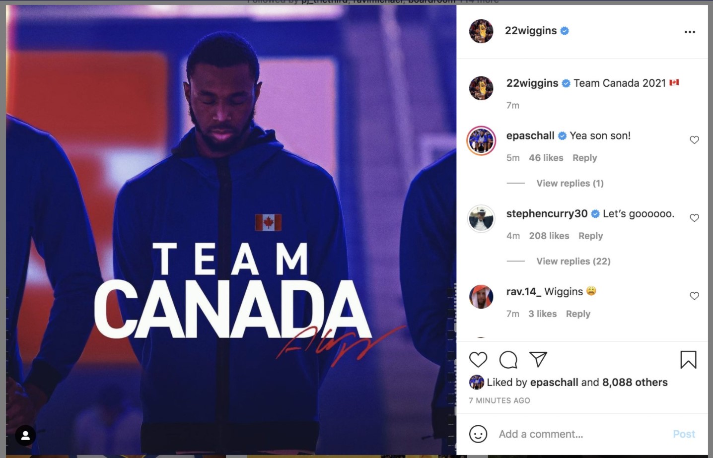 Andrew Wiggins sẽ khoác áo đội tuyển Canada tham dự Olympic mùa Hè - Ảnh 2