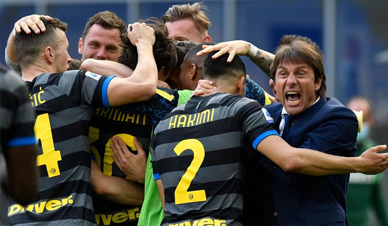 Inter cùng Conte vừa vô địch Serie A mùa 2020/21