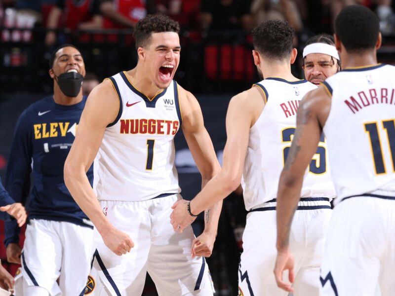 Lội ngược dòng ấn tượng trước Trail Blazers, Denver Nuggets hóa giải lời nguyền 7 Game - Ảnh 1