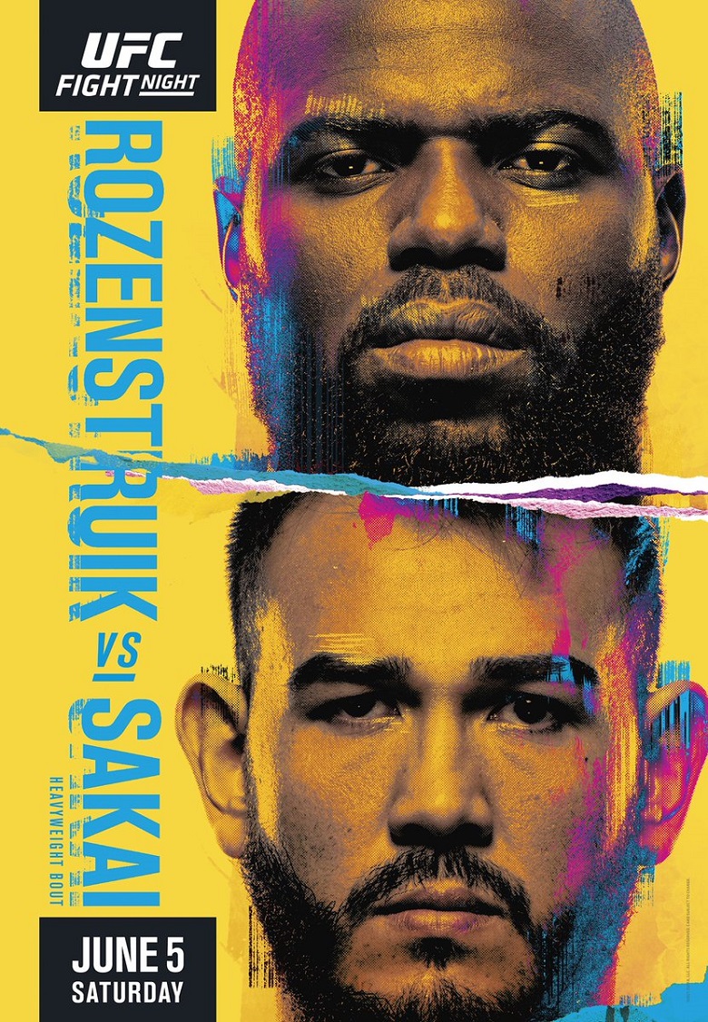 Xem trực tiếp UFC Vegas 28: Jairzinho Rozenstruik vs Augusto Sakai - Ảnh 1
