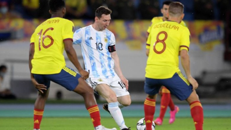 Messi 'tịt ngòi', Argentina mất chiến thắng ở phút bù giờ - Ảnh 1