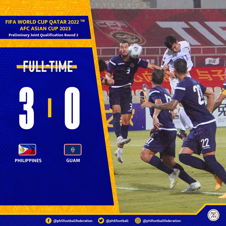 Kết quả Philippines 3-0Guam: Cầu thủ đại học, cựu HLV ghi bàn - Ảnh 1