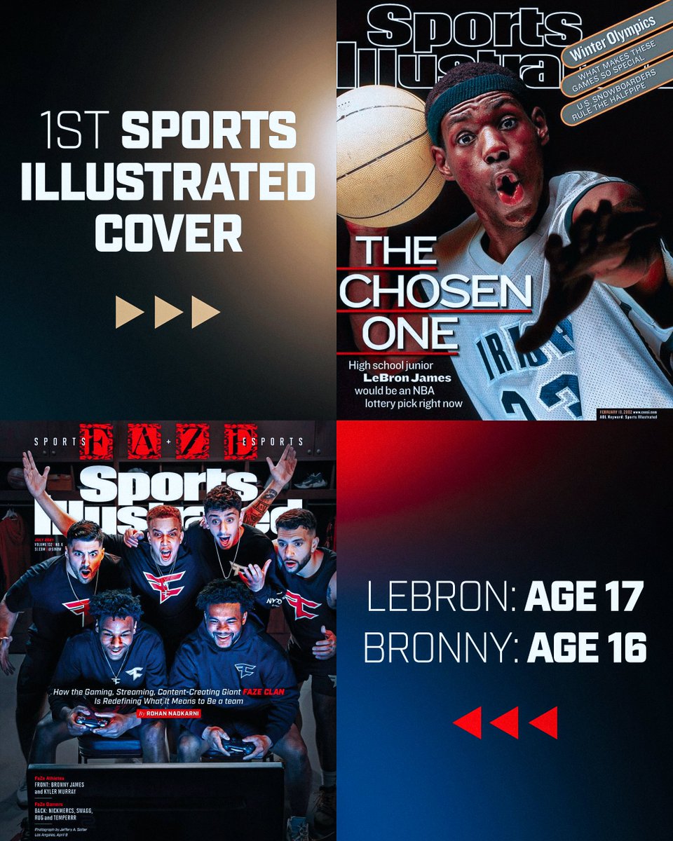 Lebron James bị con trai vượt mặt trên tạp chí Sports Illustrated - Ảnh 1