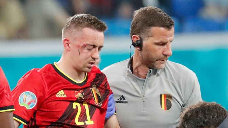 Timothy Castagne dính chấn thương kinh dị, Bỉ chịu tổn thất lớn ở EURO 2021 - Ảnh 1