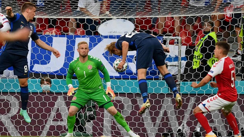 Video bàn thắng Đan Mạch vs Phần Lan: Cú sốc đầu tiên - Ảnh 1