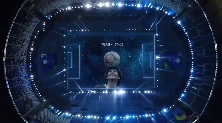Video Argentina tưởng nhớ Maradona trước trận đấu với Chile - Ảnh 1