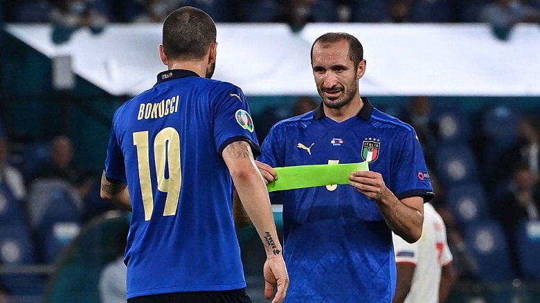 Chiellini chấn thương, đối diện nguy cơ vắng mặt ở trận Ý vs xứ Wales - Ảnh 1