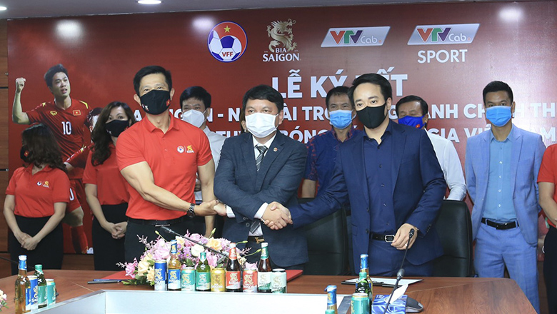 SABECO ký thỏa thuận hợp tác với VFF, VTVCab Sport  - Ảnh 1
