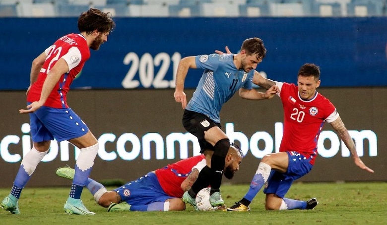 Kết quả Uruguay 1-1 Chile: Luis Suarez giải cứu La Celeste - Ảnh 1