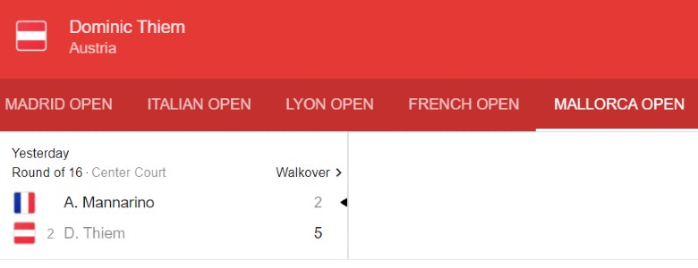 Trực tiếp tennis Mallorca Open 2021 - Thiem vs Mannarino, 23h00 hôm nay 22/6 - Ảnh 2