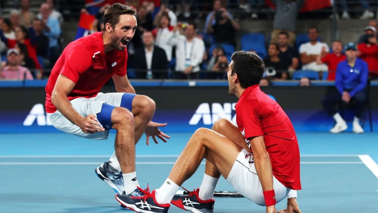 Djokovic hết cửa vô địch đôi nam Mallorca Open dù vào chung kết - Ảnh 2
