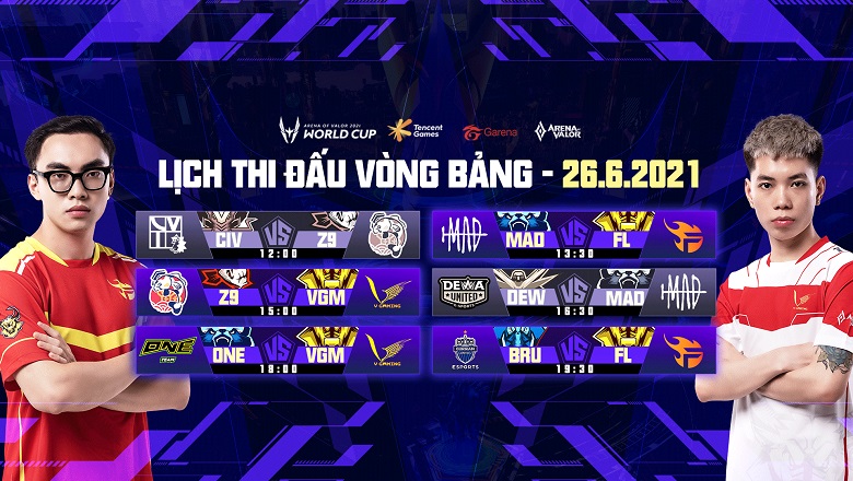 TRỰC TIẾP AWC 2021, vòng bảng ngày 26/6: Team Flash đối đầu MAD và Buriram - Ảnh 1