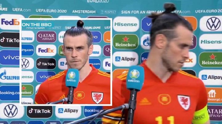Bale nổi cáu khi bị hỏi chuyện từ giã đội tuyển xứ Wales - Ảnh 1
