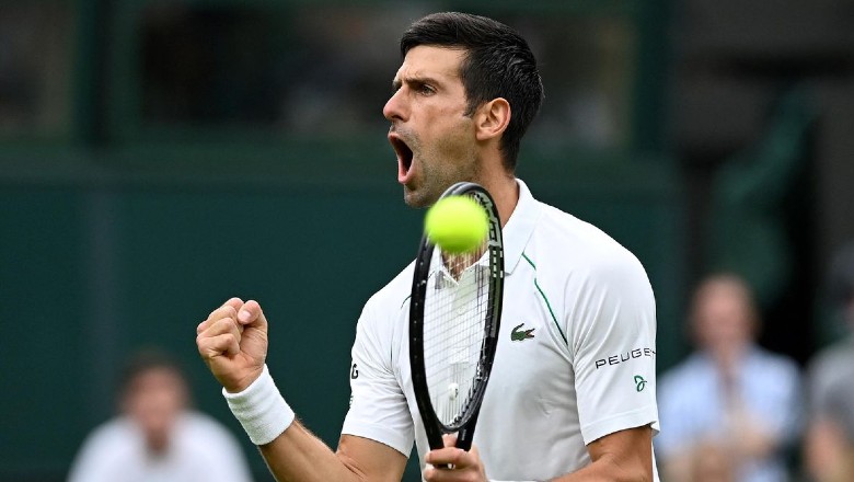 Djokovic ngược dòng vào vòng 2 Wimbledon sau khởi đầu thảm họa - Ảnh 1