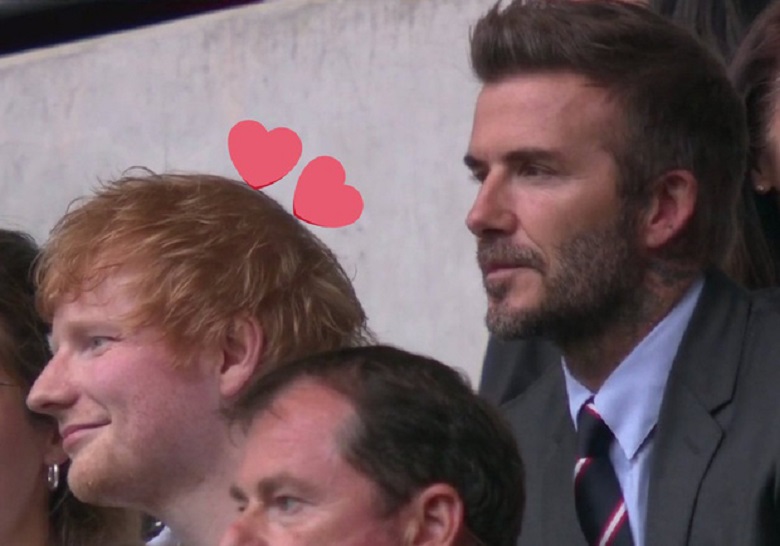 Beckham rạng rỡ cùng tài tử nhạc Pop trên khán đài Wembley ngày 'Tam sư' đại thắng - Ảnh 2