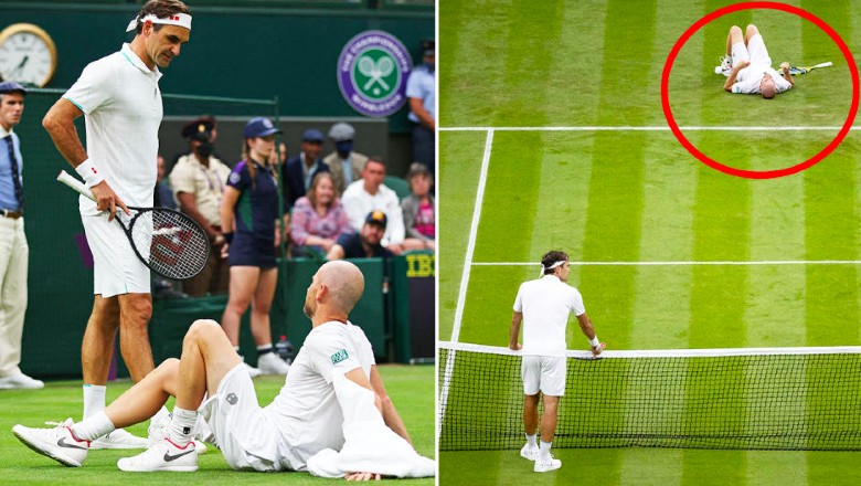 Thoát hiểm vào vòng 2 Wimbledon, Federer thừa nhận mình may mắn - Ảnh 2