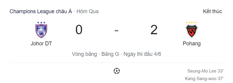 Link xem trực tiếp bóng đá Johor Darul Ta'zim vs Pohang Steelers, 17h00 ngày 1/7 - Ảnh 1