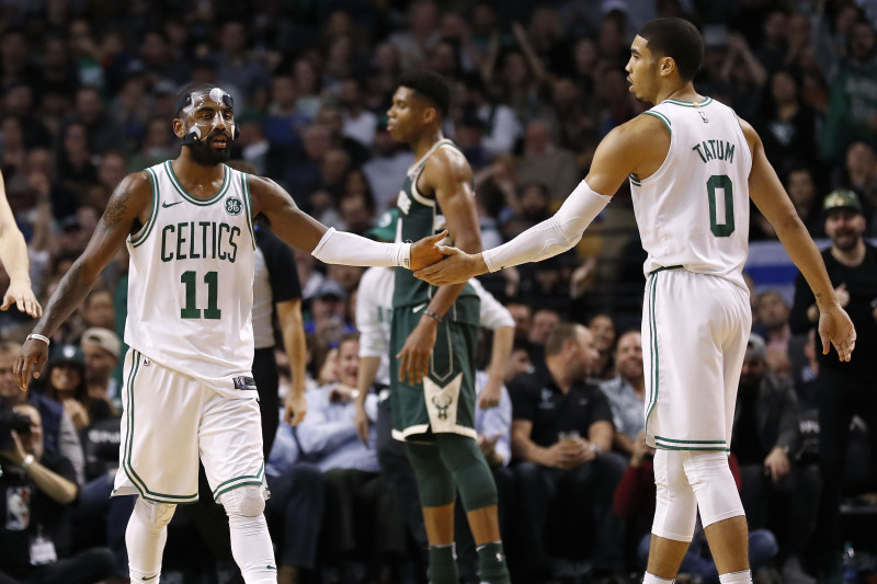 Jayson Tatum chia sẻ thật lòng về những bê bối của Kyrie Irving - Ảnh 1